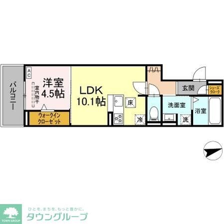 アーククレールの物件間取画像